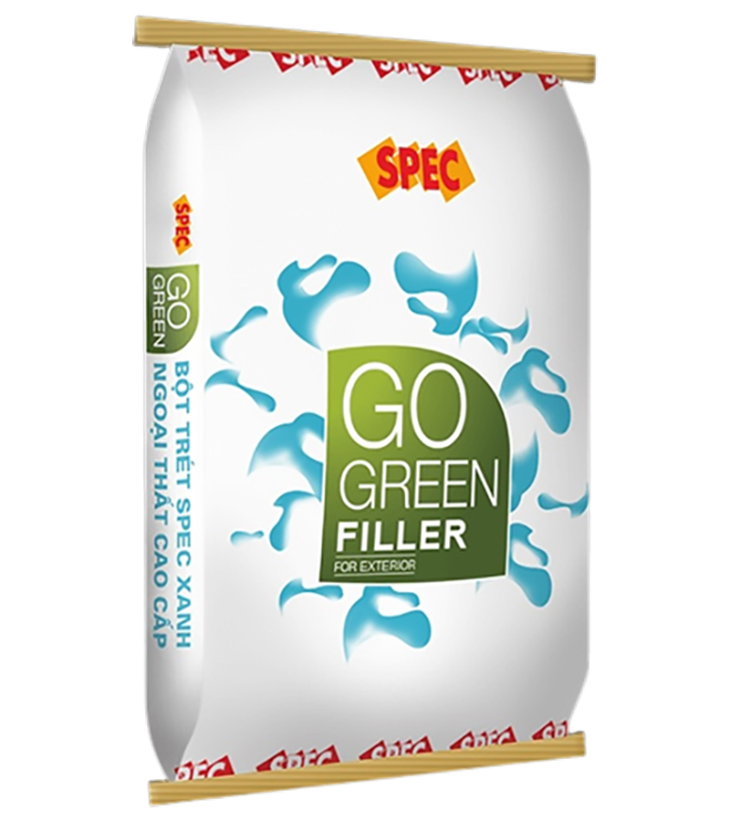 SPEC GO GREEN FILLER FOR EXTERIOR(BỘT TRÉT SPEC XANH NGOẠI THẤT CAO CẤP)