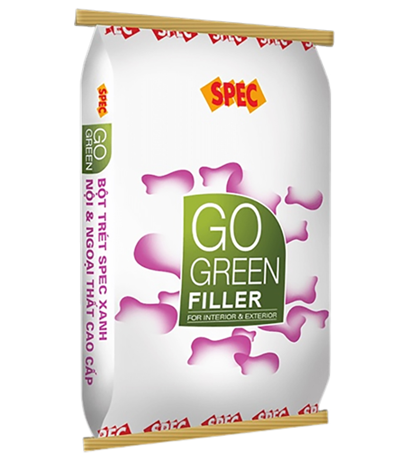 GO GREEN FILLER FOR INT & EXT (Bột trét spec xanh ngoại thất cao cấp)
