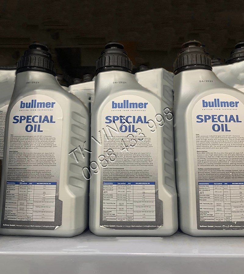 70132578 DẦU MÁY CẮT VẢI BULLMER | BULLMER SPECICAL OIL.